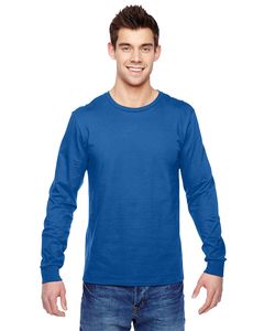Fruit of the Loom SFLR - 4.7 oz., 100% Sofspun Cotton Jersey Long-Sleeve T-Shirt Royal blue