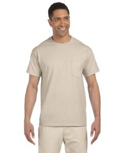 Gildan G230 - Ultra Cotton® 6 oz. Pocket T-Shirt (2300) Sand