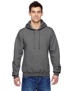 Fruit of the Loom SF76R - 7.2 oz. Sofspun Hooded Sweatshirt Charcoal Heather