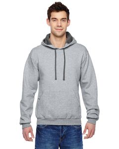 Fruit of the Loom SF76R - 7.2 oz. Sofspun Hooded Sweatshirt Athletic Heather