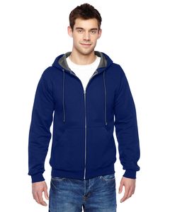 Fruit of the Loom SF73R - 7.2 oz. Sofspun Full-Zip Hooded Sweatshirt Admiral Blue