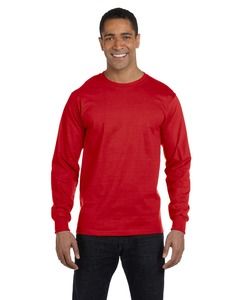 Gildan G840 - DryBlend® 5.5 oz., 50/50 Long-Sleeve T-Shirt Red