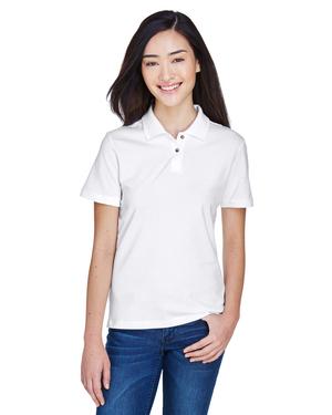 Harriton M200W - Ladies 6 oz. Ringspun Cotton Piqué Short-Sleeve Polo