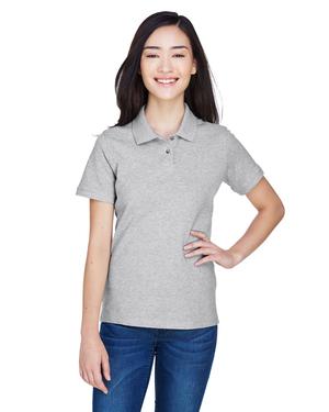 Harriton M200W - Ladies 6 oz. Ringspun Cotton Piqué Short-Sleeve Polo