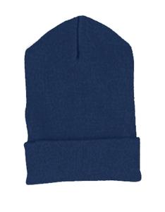 Yupoong 1501 - Cuffed Knit Cap Navy