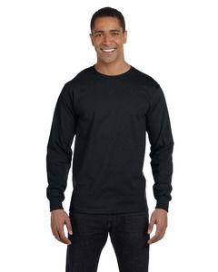 Gildan G840 - DryBlend® 5.5 oz., 50/50 Long-Sleeve T-Shirt Black