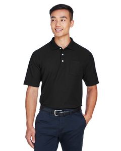 Devon & Jones DG150P - Men's DRYTEC20 Performance Pocket Polo Black