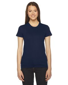 American Apparel 2102 - Ladies Fine Jersey Short-Sleeve T-Shirt Navy