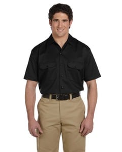 Dickies 1574 - Men's 5.25 oz. Short-Sleeve Work Shirt Black