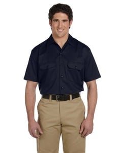 Dickies 1574 - Men's 5.25 oz. Short-Sleeve Work Shirt Dark Navy