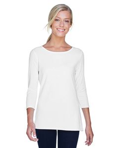 Devon & Jones DP192W - Perfect Fit Ladies Ballet Bracelet-Length Knit Top White