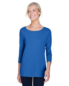 Devon & Jones DP192W - Perfect Fit Ladies Ballet Bracelet-Length Knit Top French Blue