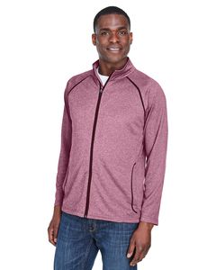 Devon & Jones DG420 - Men's Stretch Tech-Shell® Compass Full-Zip Burgundy Heather