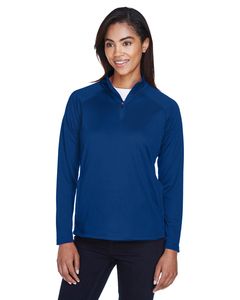 Devon & Jones DG440W - Ladies Stretch Tech-Shell® Compass Quarter-Zip True Royal