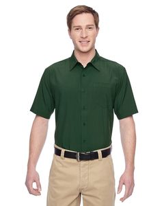 Harriton M610S - Men's Paradise Short-Sleeve Performance Shirt Palm Green