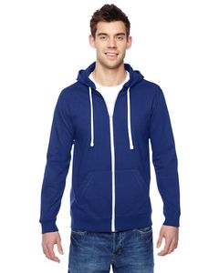 Fruit of the Loom SF60R - 6 oz. 100% Sofspun Cotton Jersey Full-Zip Admiral Blue