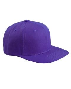 Yupoong 6089 - 6-Panel Structured Flat Visor Classic Snapback Purple