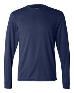 Augusta Sportswear 788 - Adult Wicking Long Sleeve T Shirt Navy