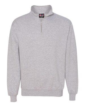 Bayside 920 - USA-Made Quarter-Zip Pullover Sweatshirt