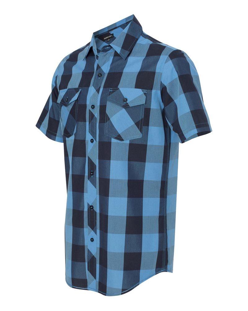 Burnside B9203 - Buffalo Plaid Short Sleeve Shirt