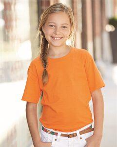 Fruit of the Loom 3930BR - Youth Heavy Cotton HD™ T-Shirt Safety Orange