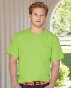 Hanes 5190 - Beefy-T® with a Pocket Charcoal Heather