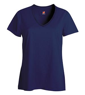 Hanes S04V - Hanes® Ladies' Nano-T® Cotton V-Neck T-Shirt