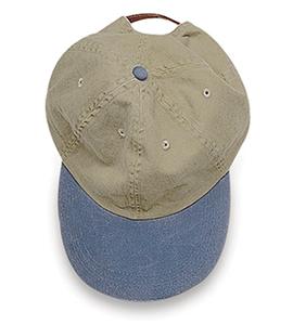 Adams LP102 - Optimum Khaki Crown Pigment Dyed Twill Cap