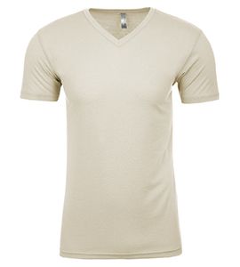 Next Level NL6440 - Men's Premium Fitted Sueded V-Neck Tee Natural