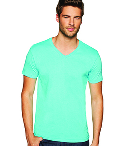 Next Level NL6440 - Men's Premium Fitted Sueded V-Neck Tee Tahiti Blue