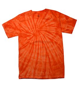 Colortone T1000 - Spider Tie Dye Adult Tee Orange