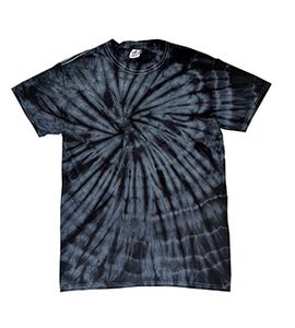 Colortone T1000 - Spider Tie Dye Adult Tee Black