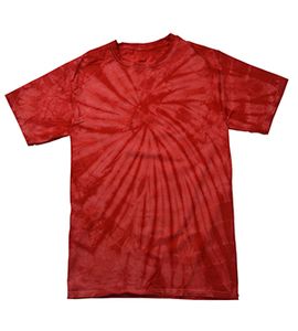 Colortone T1000 - Spider Tie Dye Adult Tee Red