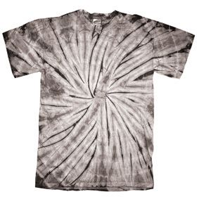 Colortone T1000Y - Spider Tie Dye Youth Tee Silver