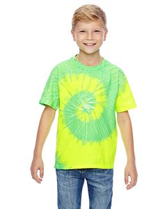 Colortone T1001Y - Multi Color Tie Dye Youth Tee