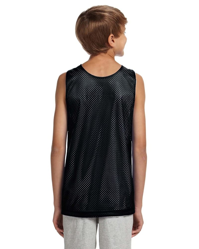 A4 N2206 - Youth Reversible Mesh Tank Shirt