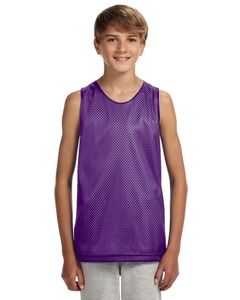 A4 N2206 - Youth Reversible Mesh Tank Shirt