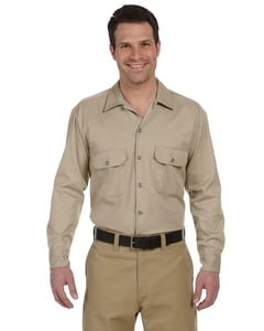 Dickies 574 - Men's 5.25 oz. Long-Sleeve Work Shirt Khaki