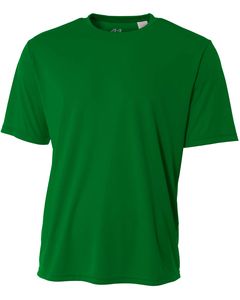 A4 N3142 - Men's Shorts Sleeve Cooling Performance Crew Shirt Kelly Green