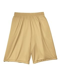 A4 N5283 - Adult 9" Inseam Cooling Performance Shorts Vegas Gold