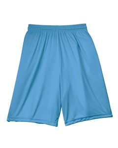 A4 N5283 - Adult 9" Inseam Cooling Performance Shorts Light Blue