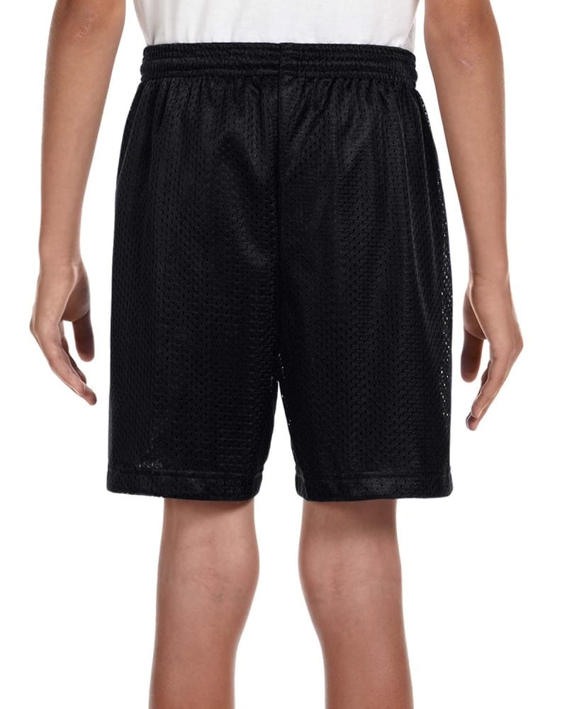 A4 NB5301 - Youth 6" Inseam Lined Tricot Mesh Shorts