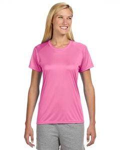 A4 NW3201 - Ladies Shorts Sleeve Cooling Performance Crew Shirt Pink