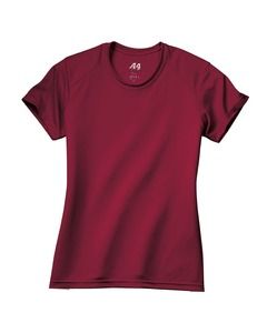 A4 NW3201 - Ladies Shorts Sleeve Cooling Performance Crew Shirt Cardinal