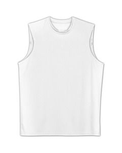 A4 N2295 - Men's Cooling Performance Muscle T-Shirt White
