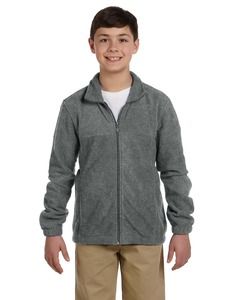 Harriton M990Y - Youth 8 oz. Full-Zip Fleece