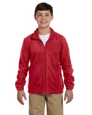 Harriton M990Y - Youth 8 oz. Full-Zip Fleece