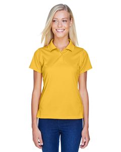 Harriton M315W - Ladies 4 oz. Polytech Polo Gold