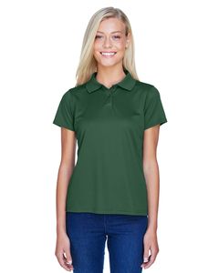 Harriton M315W - Ladies 4 oz. Polytech Polo Dark Green