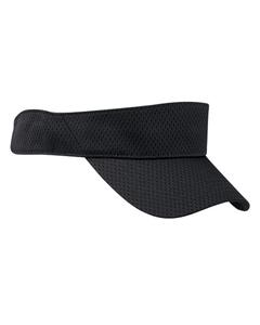 Big Accessories BX022 - Sport Visor with Mesh Black